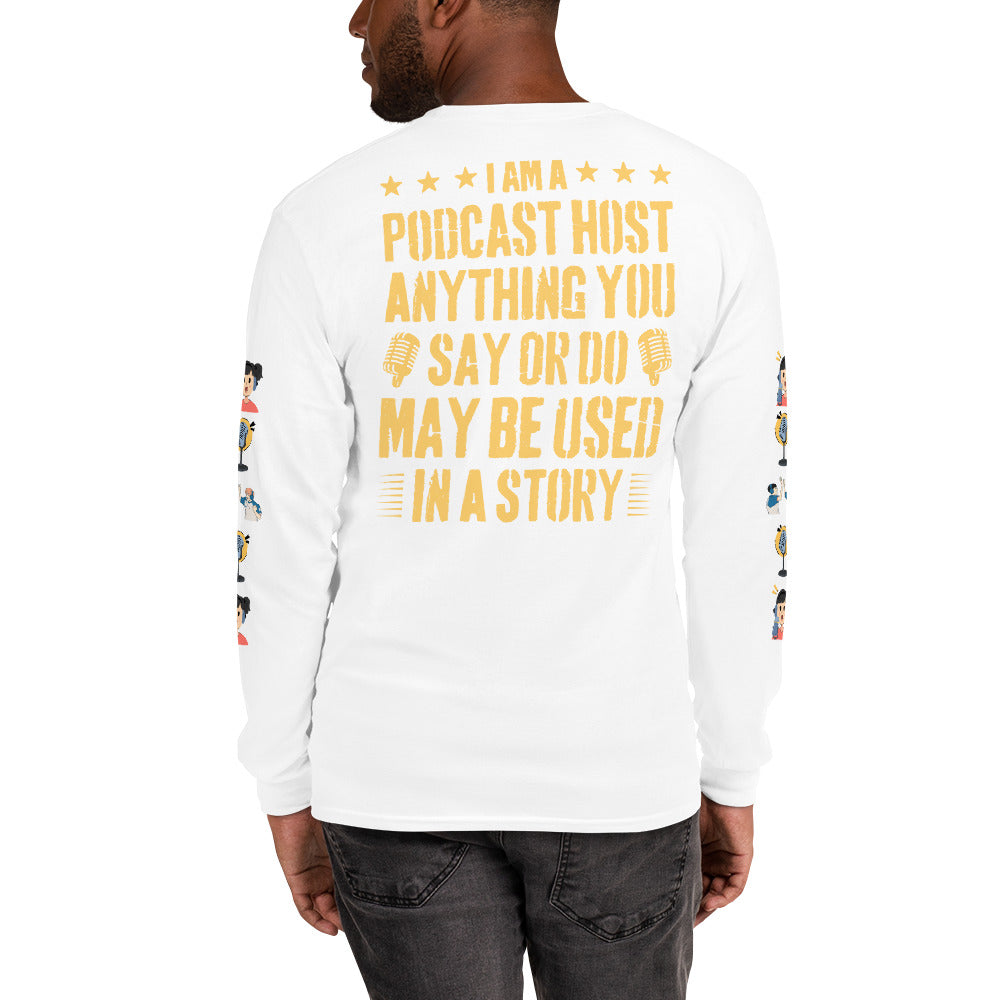 Podhost Host: Trendy Unisex Long Sleeve Shirt