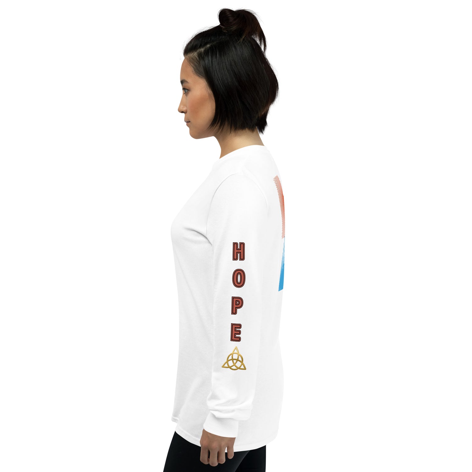 Unisex Classic Style Gildan Long Sleeve Shirt: HOPE