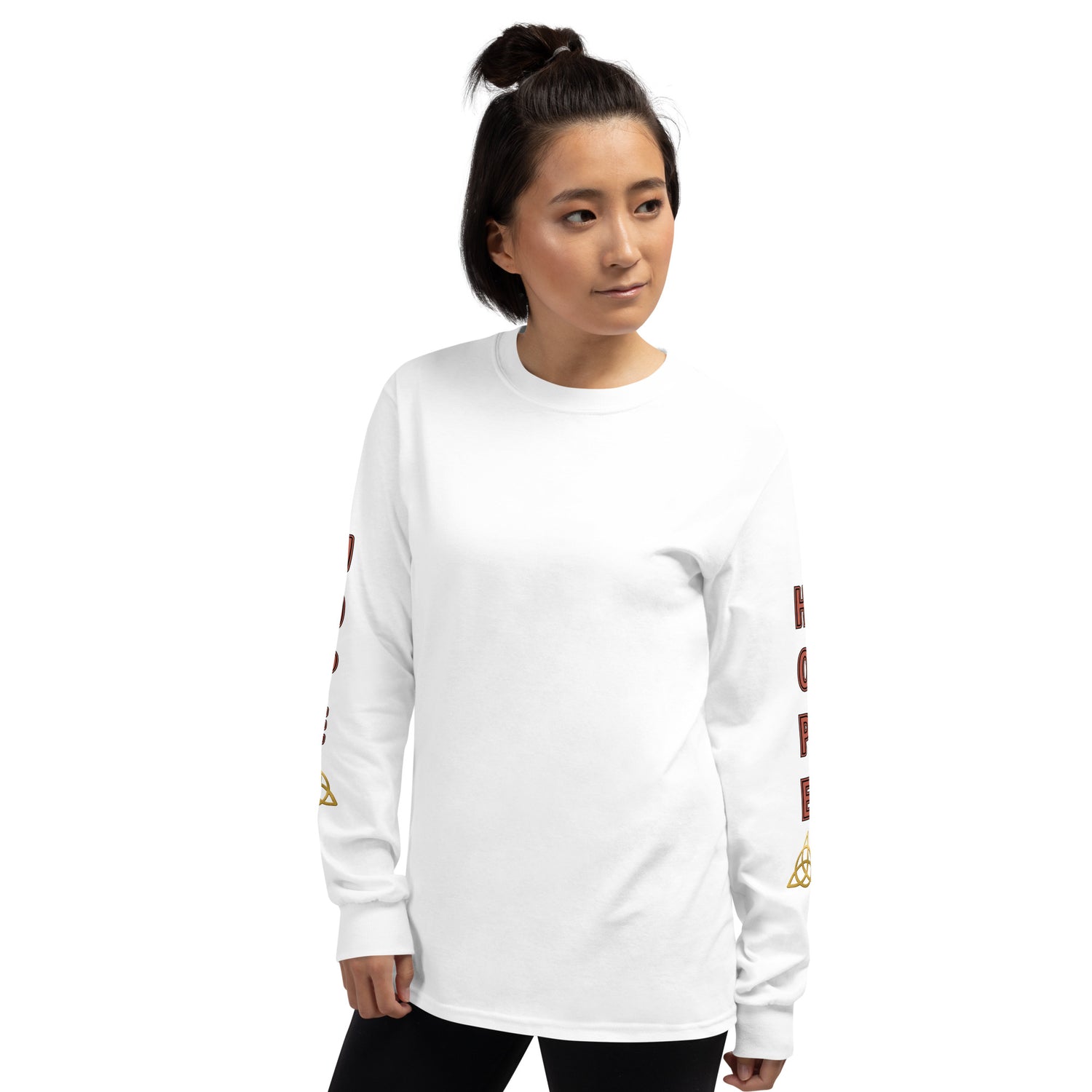 Unisex Classic Style Gildan Long Sleeve Shirt: HOPE