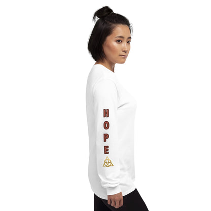 Unisex Classic Style Gildan Long Sleeve Shirt: HOPE