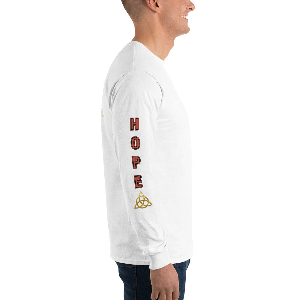 Unisex Classic Style Gildan Long Sleeve Shirt: HOPE