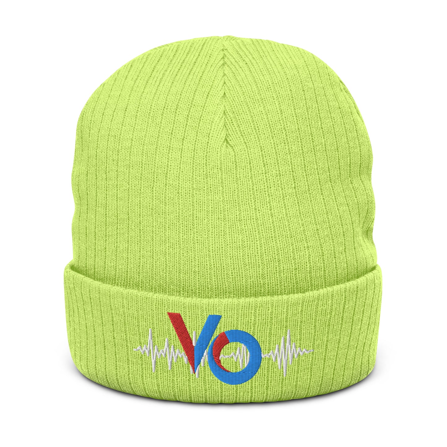 VOICE OVER...Ribbed Knit Beanie