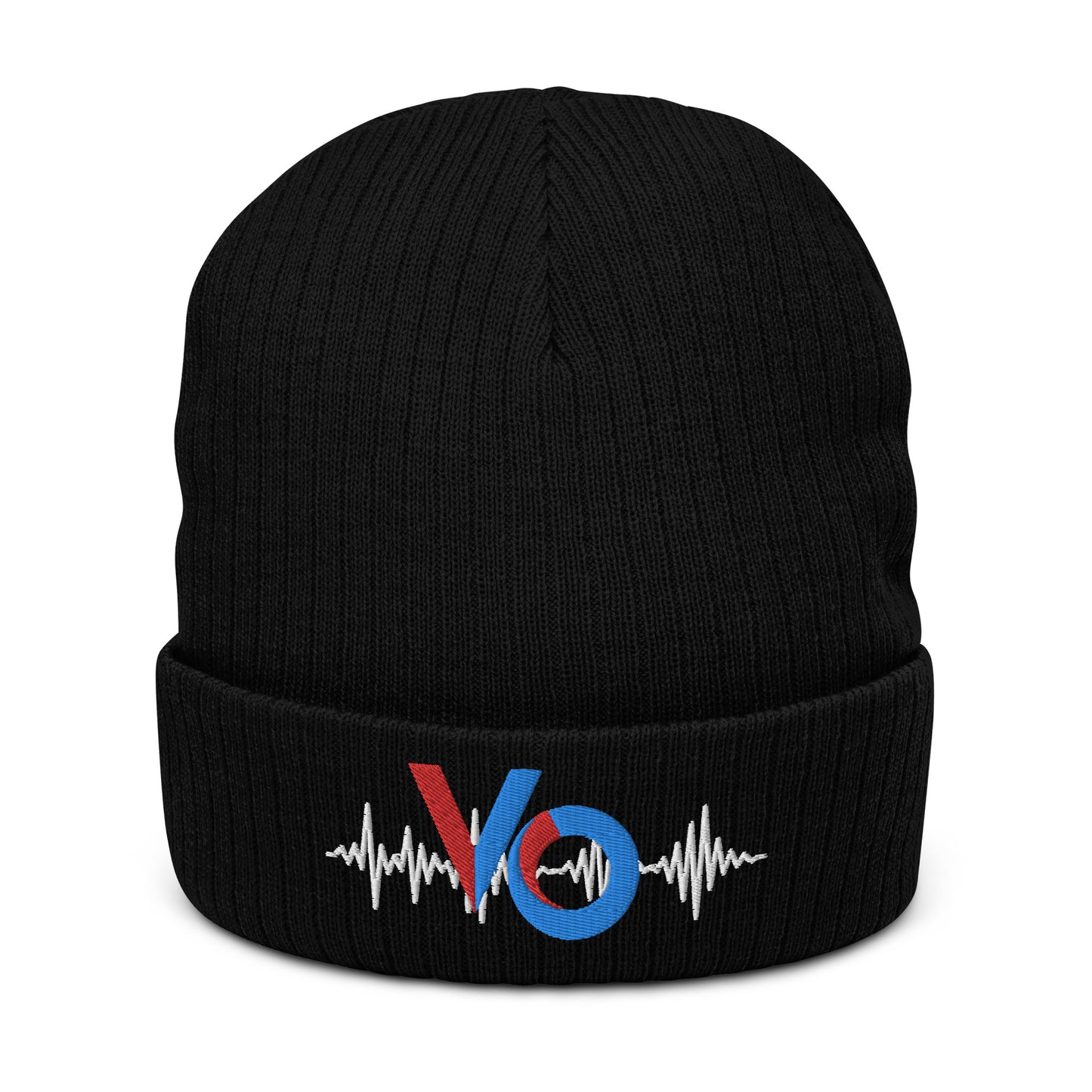 VOICE OVER...Ribbed Knit Beanie