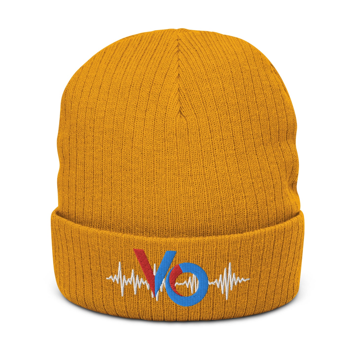 VOICE OVER...Ribbed Knit Beanie