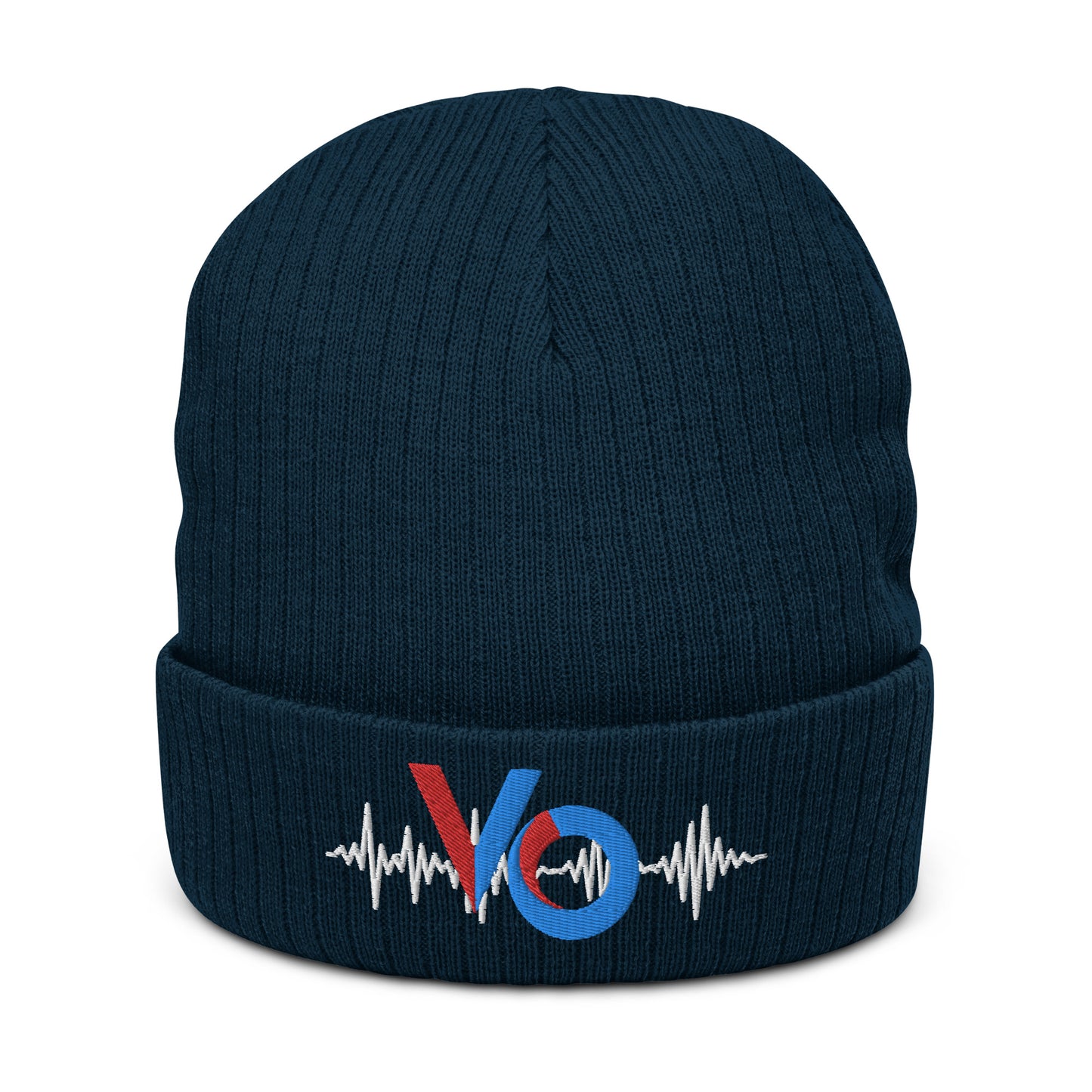 VOICE OVER...Ribbed Knit Beanie
