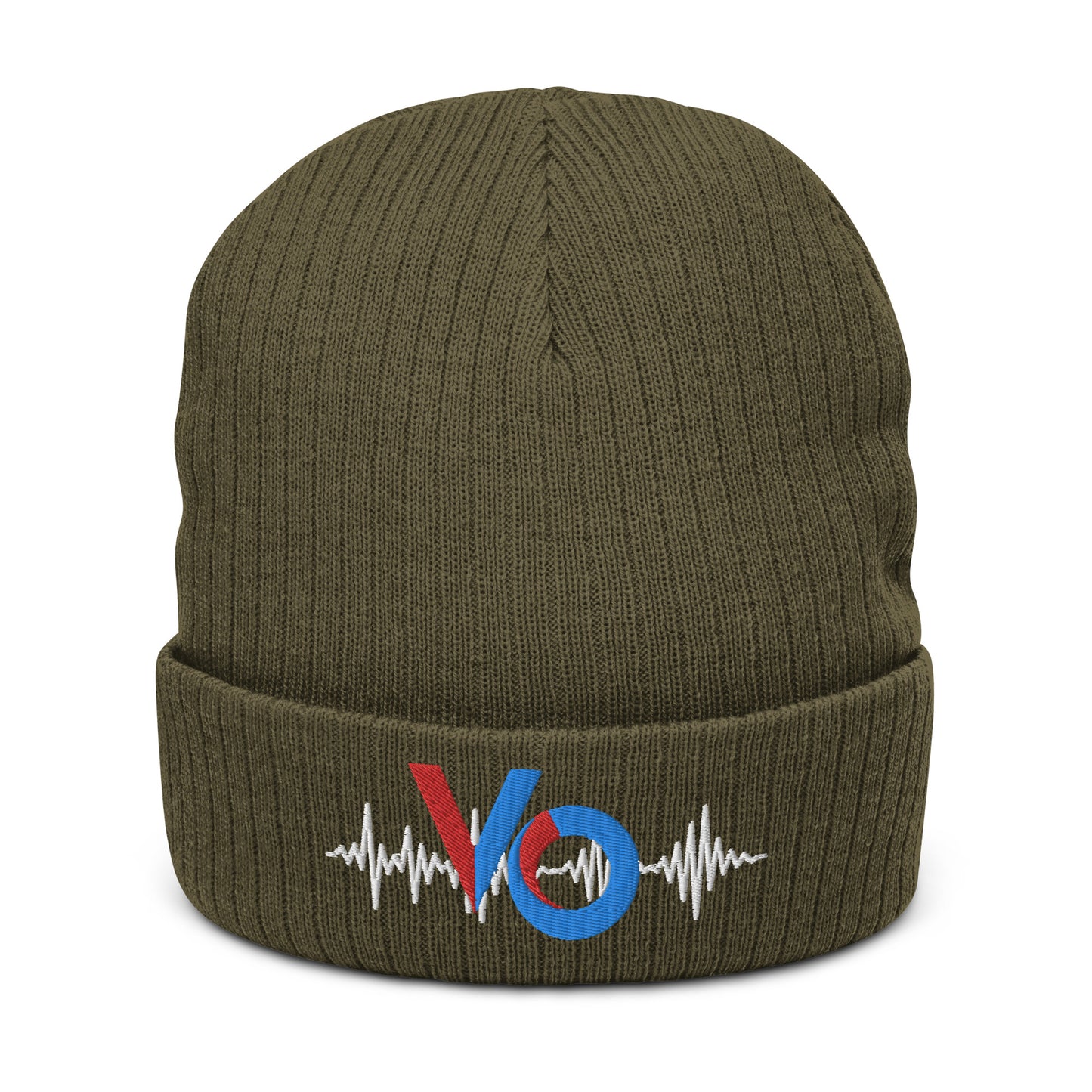 VOICE OVER...Ribbed Knit Beanie