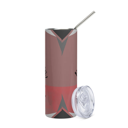 Anime Voice Over Quote: Reusable Stainless Steel Water Tumbler w/Straw