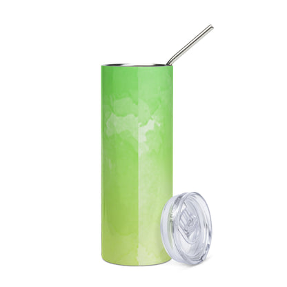 Anime Voice Over: Moody Broody: Reusable Stainless Steel Water Tumbler w/Straw