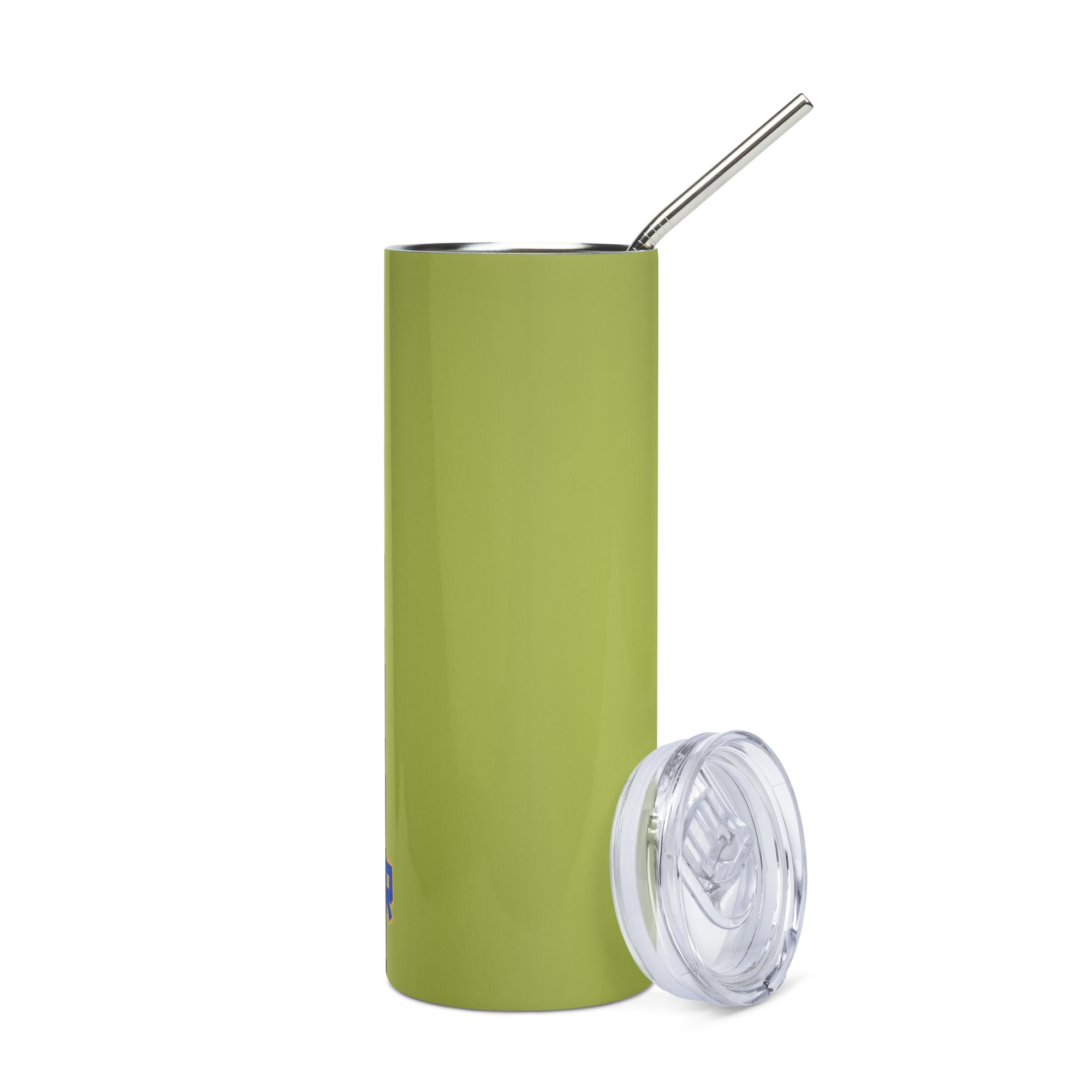 Anime Voice Over Power: Reusable Stainless Steel Water Tumbler w/Straw