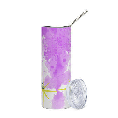 Anime Voice Over Motivational: Reusable Stainless Steel Water Tumbler w/Straw