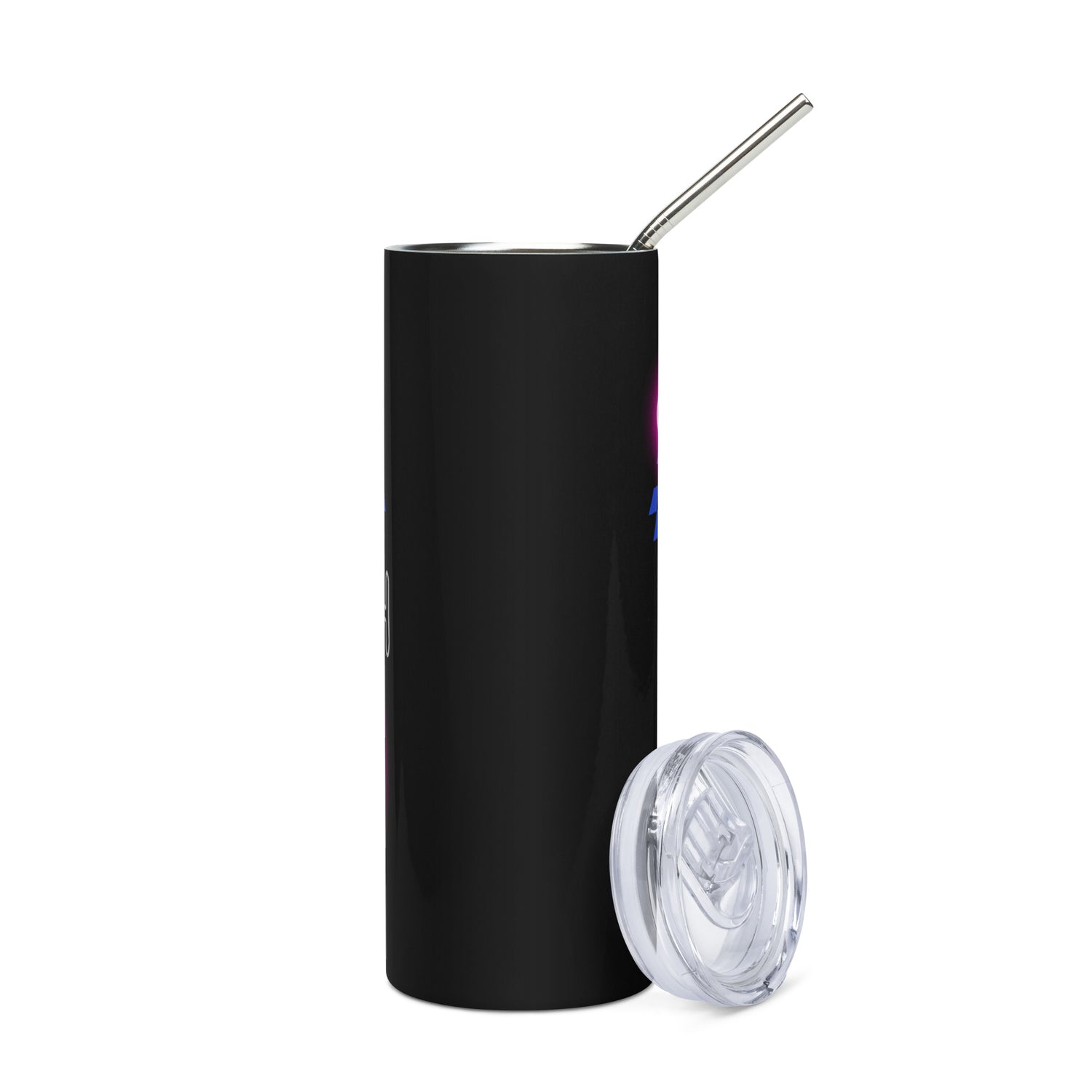 Booth Mojo Voice Over: Reusable Stainless Steel Water Tumbler w/Straw