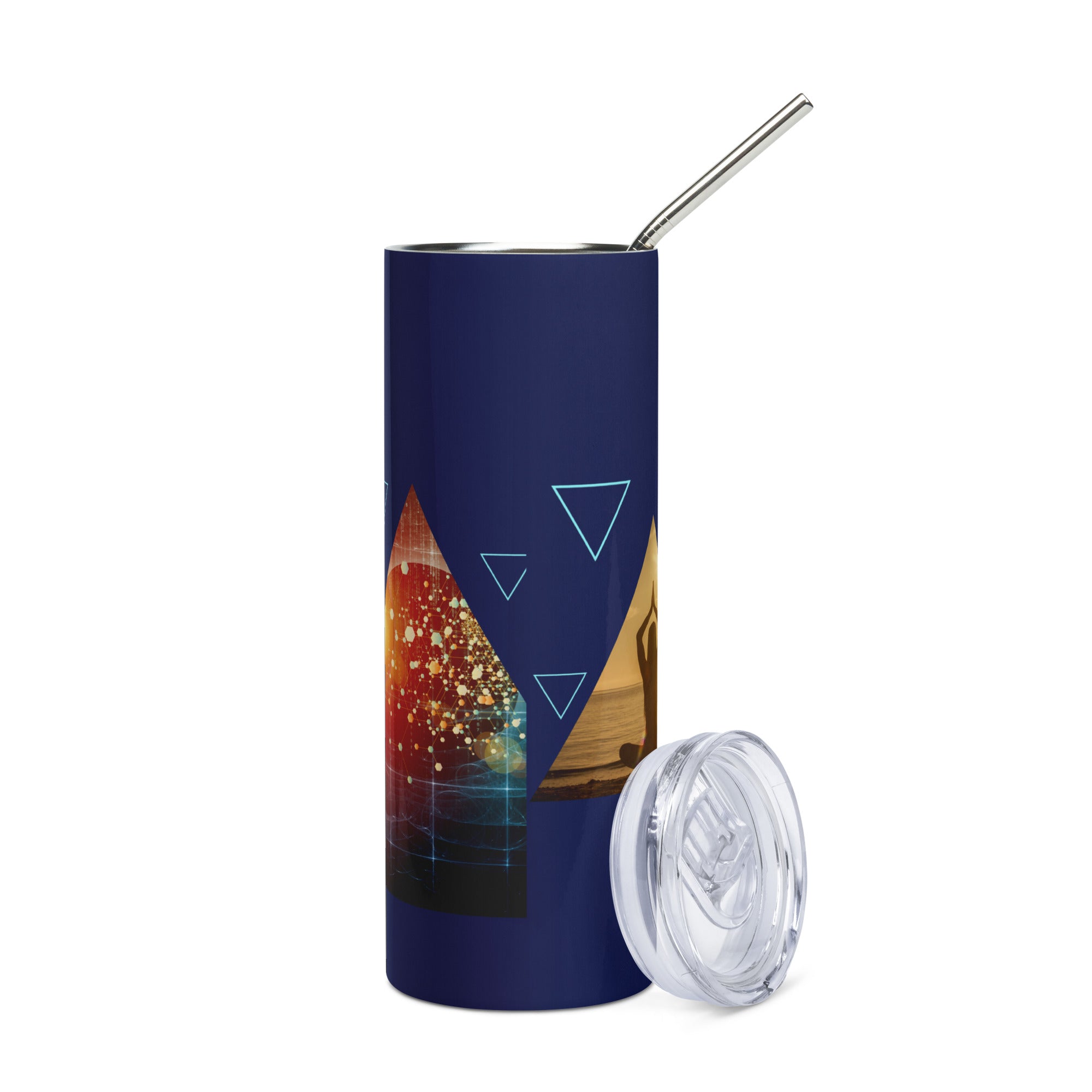 D.A.W. Audio Editor: Voice Over: Mind Meld: Reusable Stainless Steel Water Tumbler w/Straw