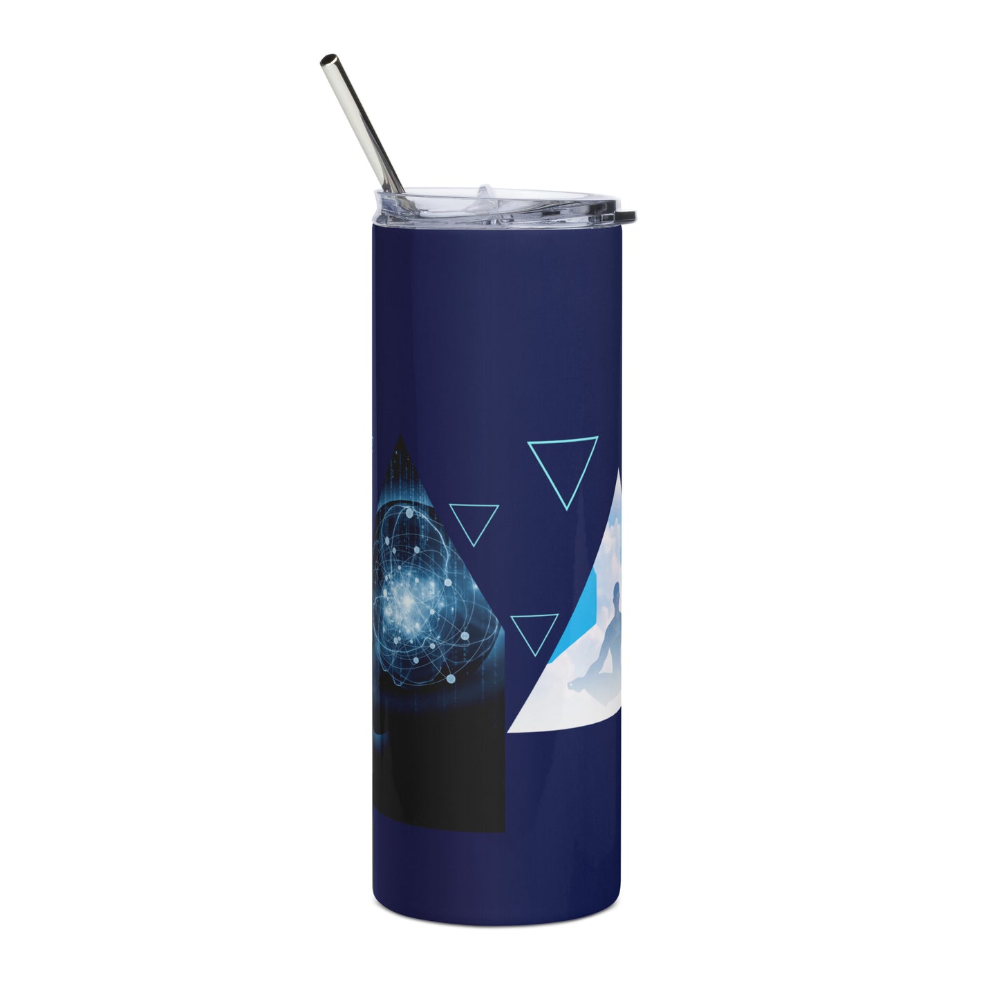 D.A.W. Audio Editor: Voice Over: Mind Meld: Reusable Stainless Steel Water Tumbler w/Straw