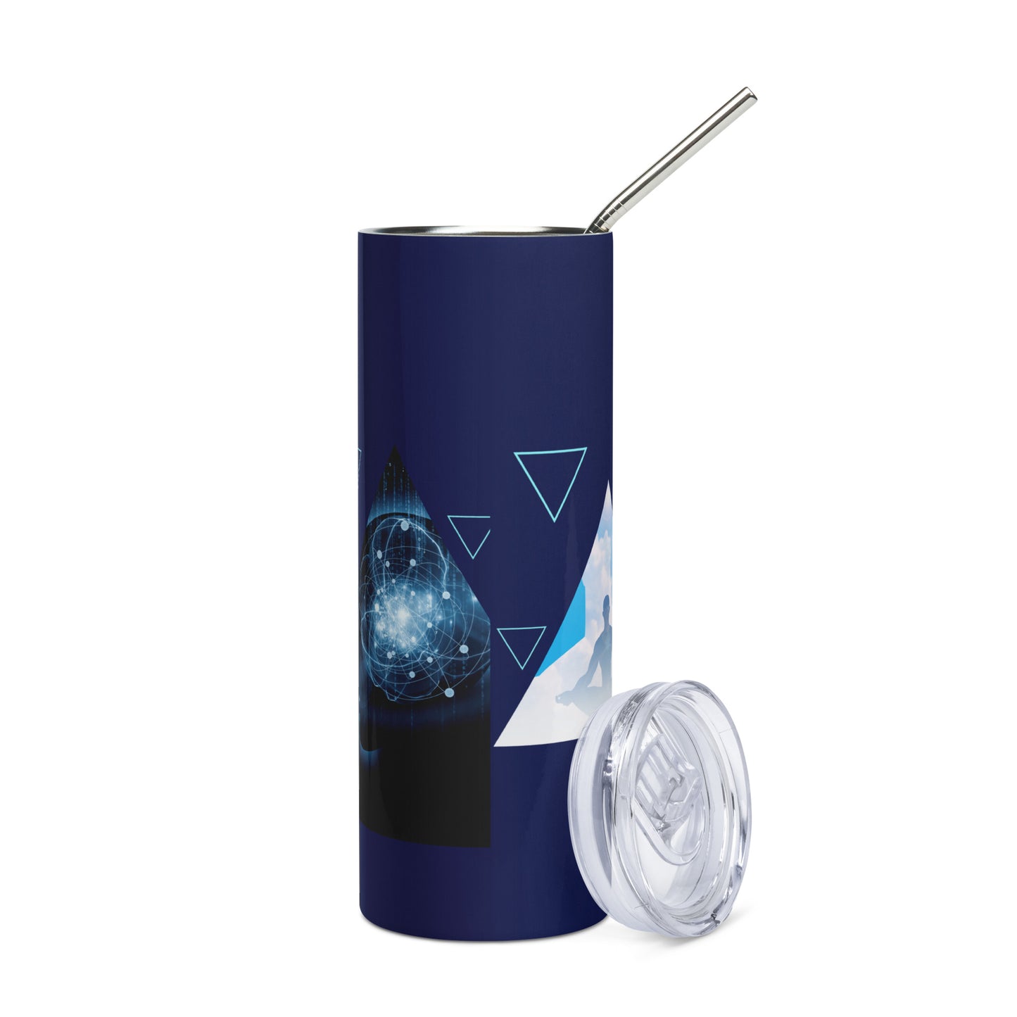 D.A.W. Audio Editor: Voice Over: Mind Trick: Reusable Stainless Steel Water Tumbler w/Straw