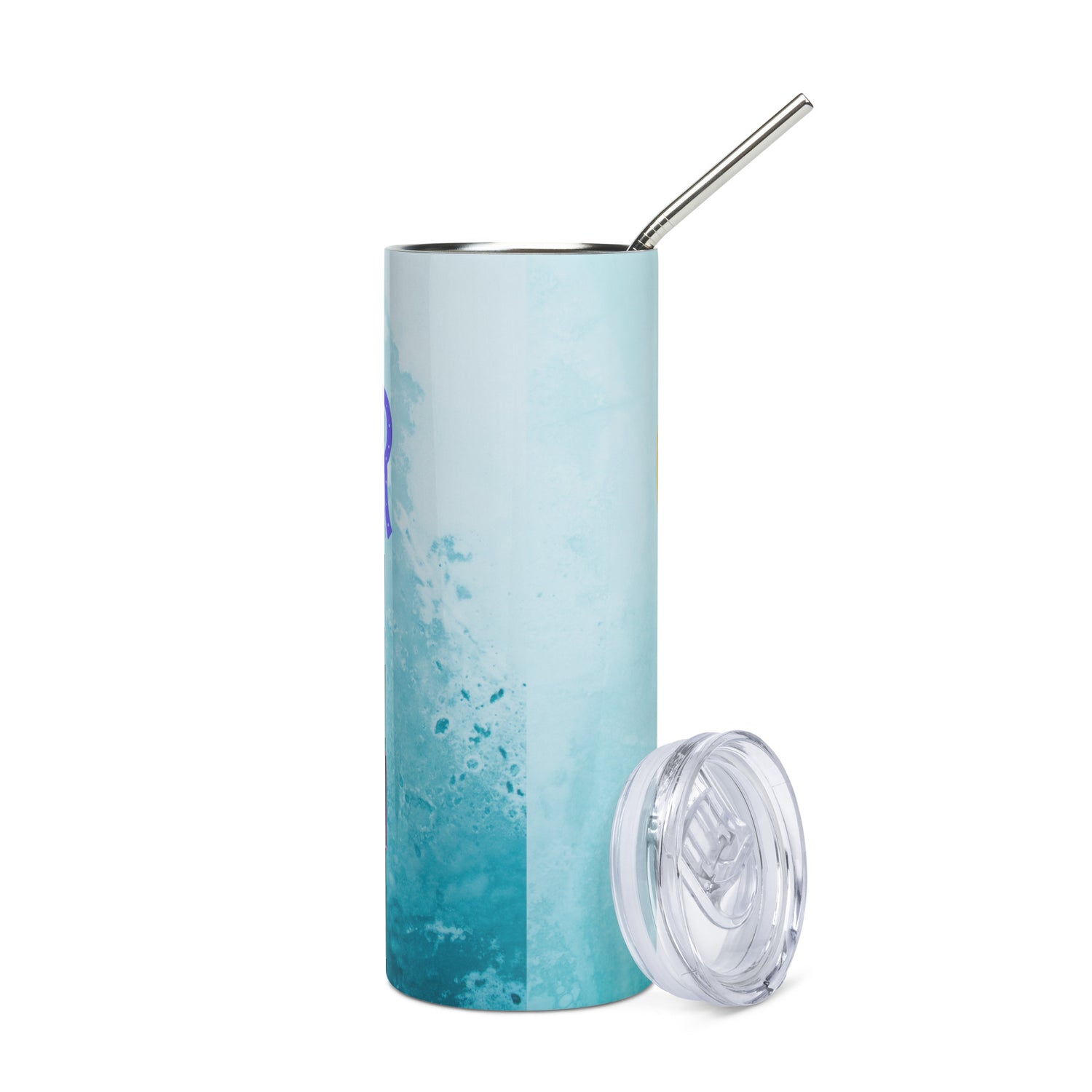 On Air: Take It To The Booth: Reusable Stainless Steel Water Tumbler w/Straw