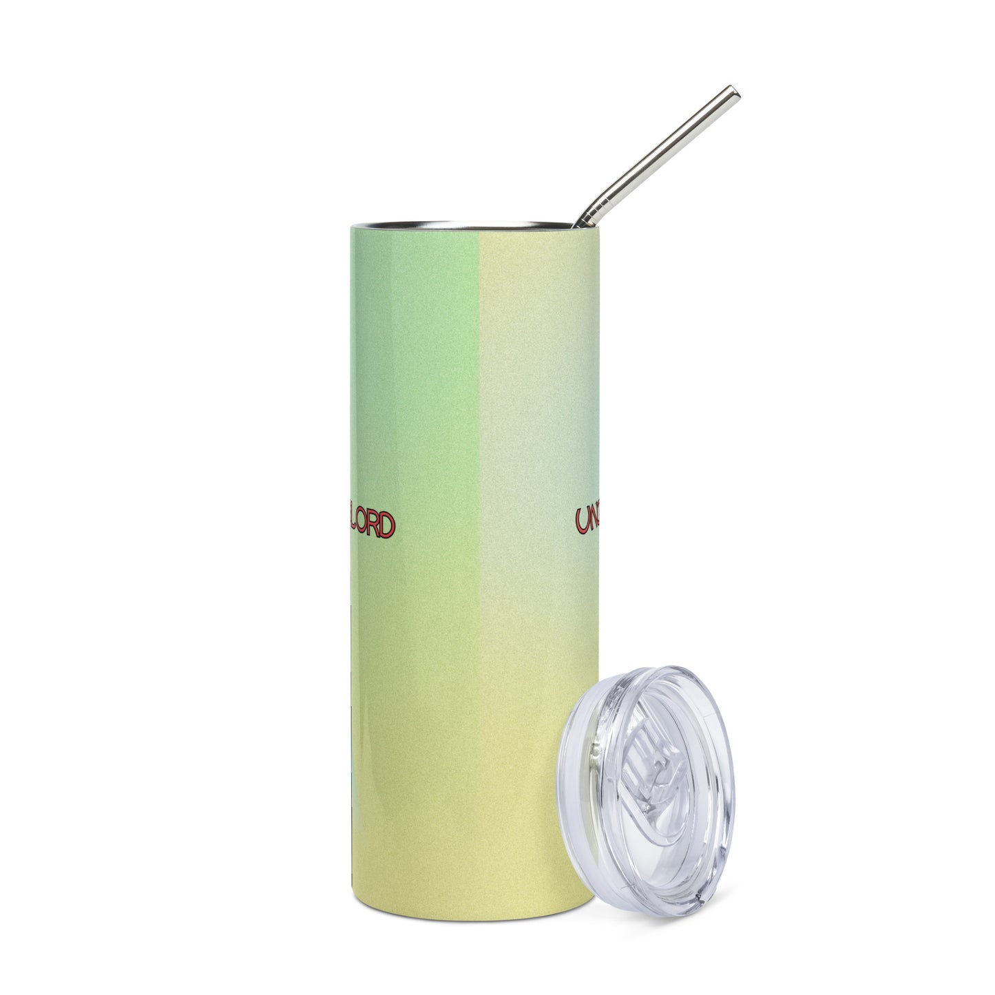 U.B.O. Unidentified Booth Overlord: Reusable Stainless Steel Water Tumbler w/Straw