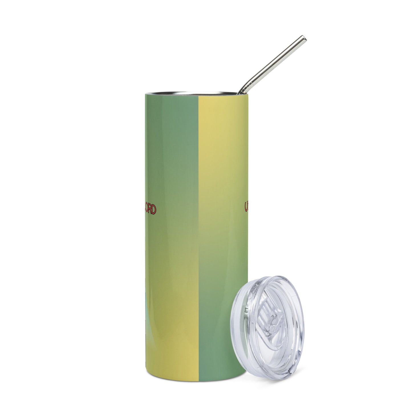 U.B.O. Unidentified Booth Overlord: Reusable Stainless Steel Water Tumbler w/Straw