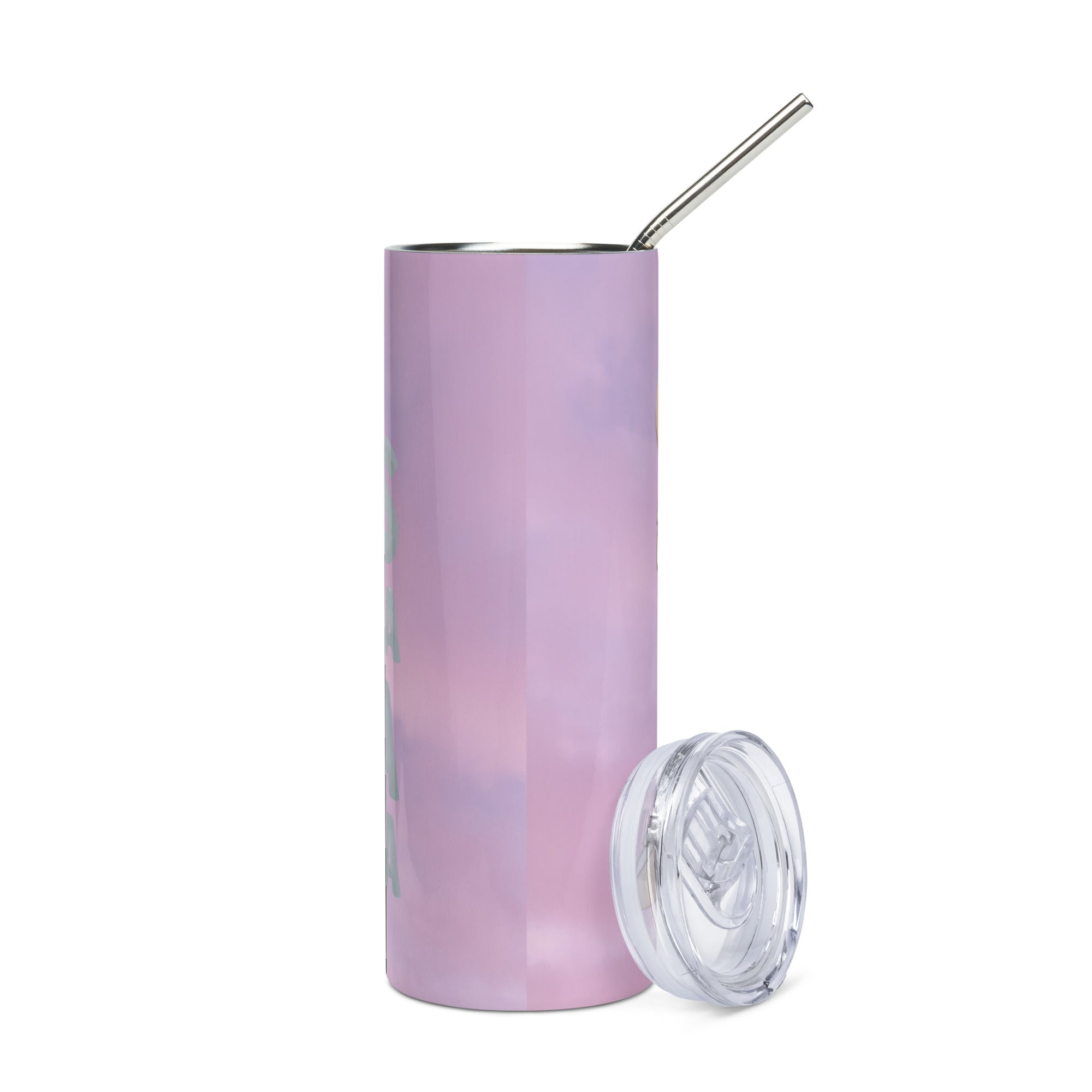 Less Drama...More Llama...Reusable Stainless Steel Water Tumbler w/Straw