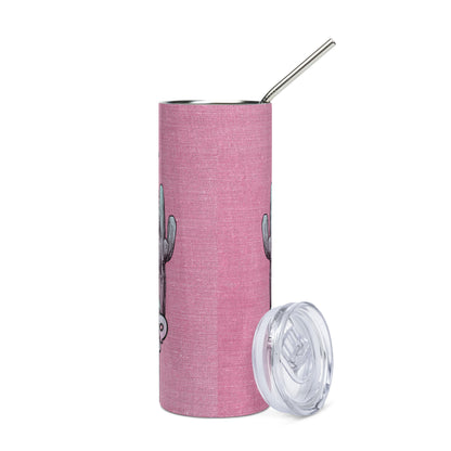 Cowgirl: Reusable Stainless Steel Tumbler w/Straw