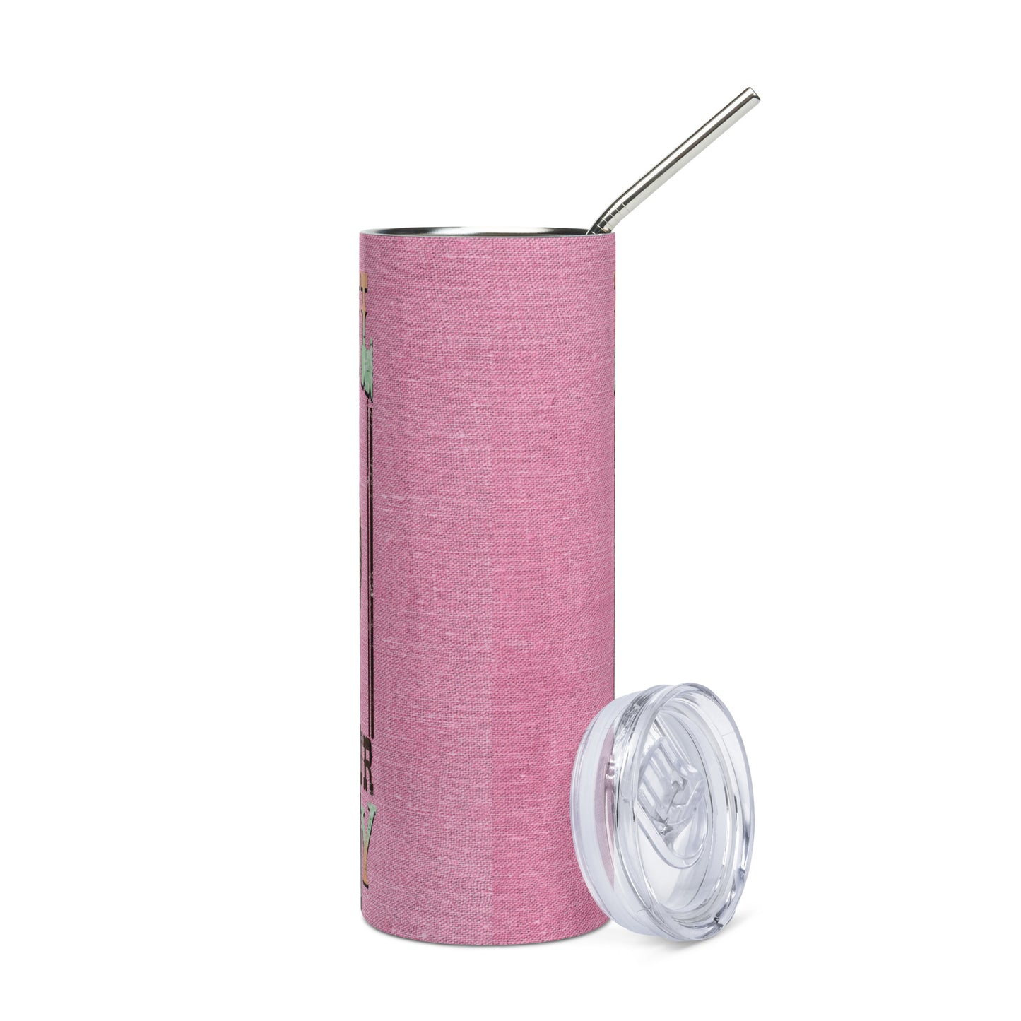 Country Western Keep Your Boots Dirty: Reusable Stainless Steel Water Tumbler w/Straw