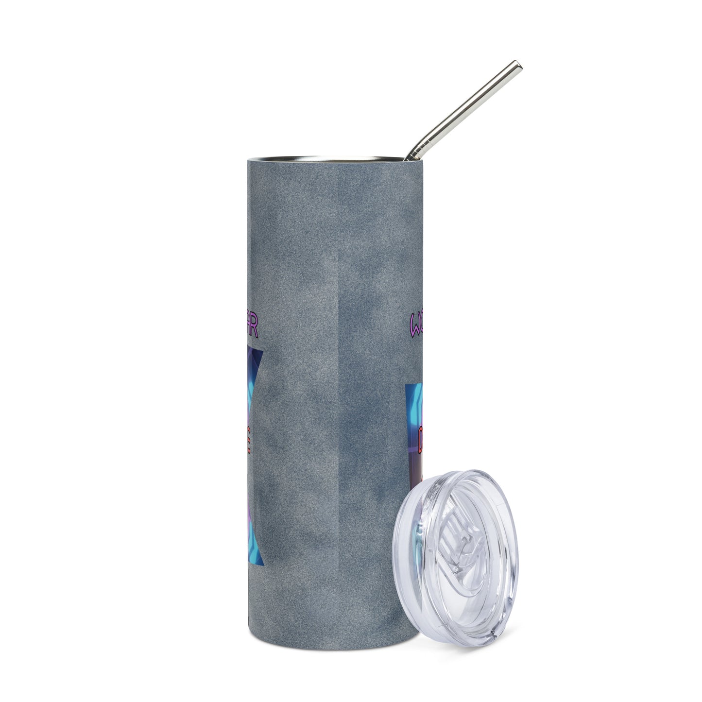 W.I.B.W. Women In Booth Wear: Reusable Stainless Steel Water Tumbler w/Straw