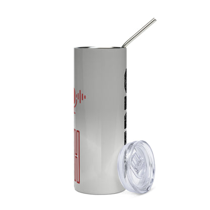 King Of The Booth: Gorilla: Reusable Stainless Steel Water Tumbler w/Straw