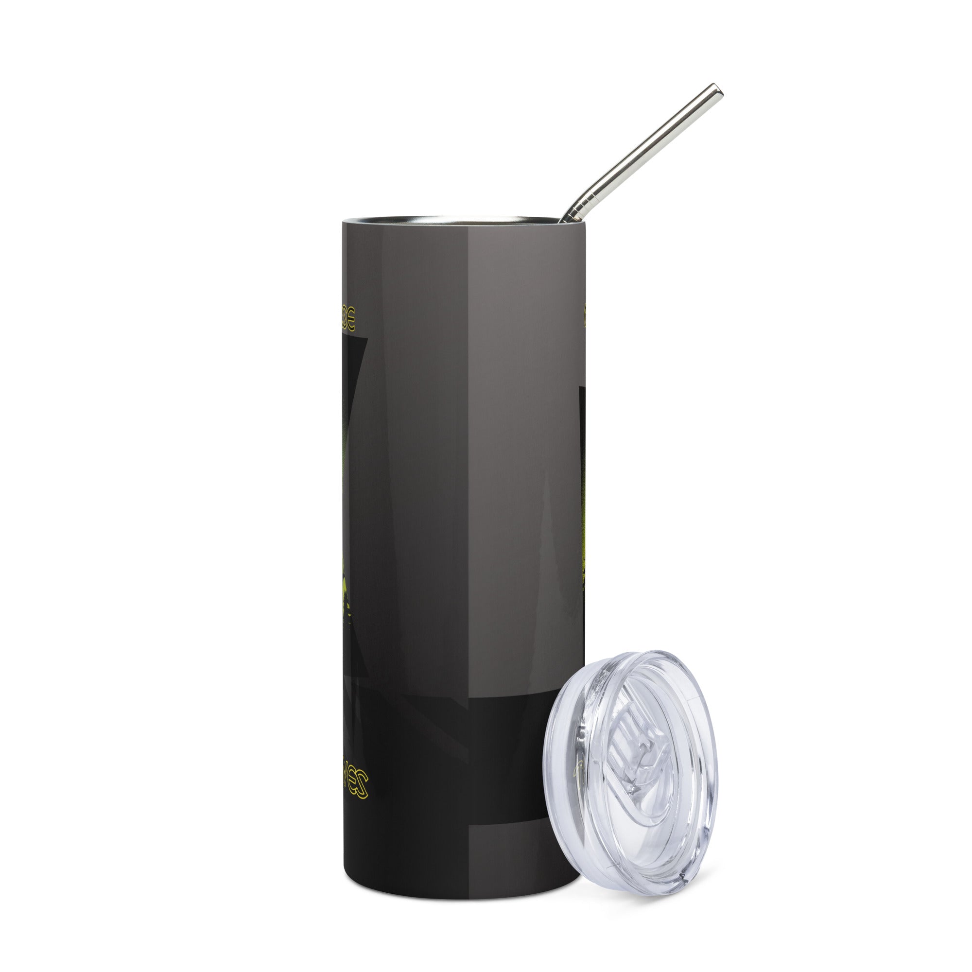 N.O.T.U. Narrators of the Universe: Reusable Stainless Steel Water Tumbler w/Straw