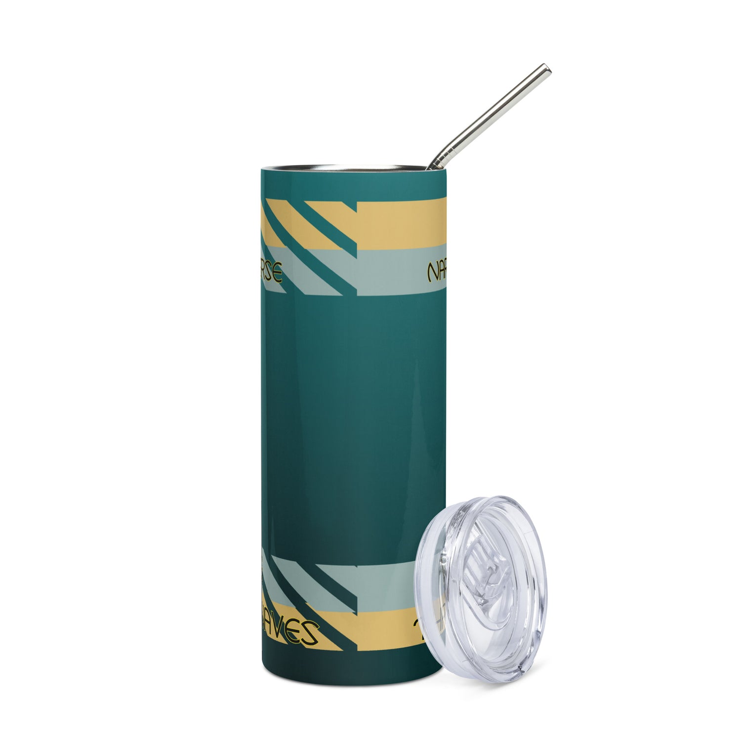 N.O.T.U. Narrators of the Universe: Reusable Stainless Steel Water Tumbler w/Straw