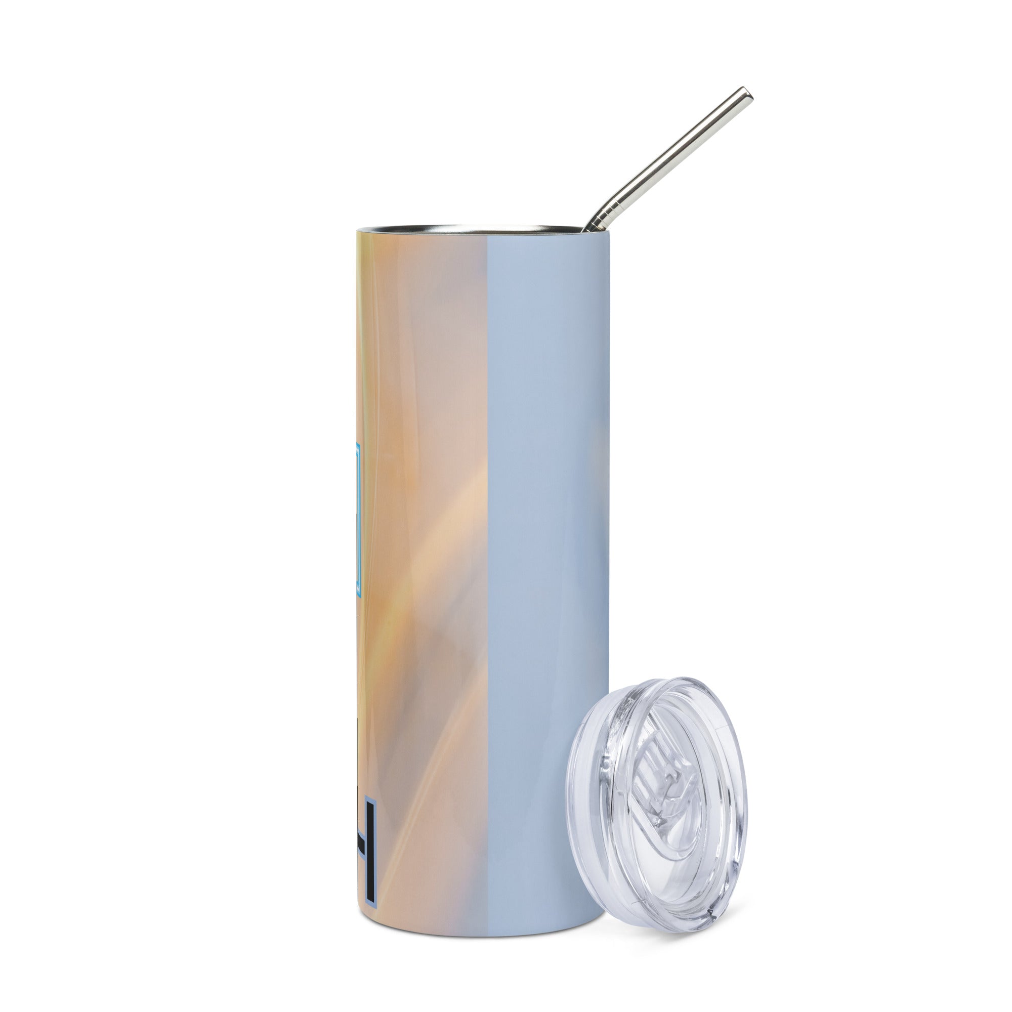 Take It To The Booth: Voice Over: Reusable Stainless Steel Water Tumbler w/Straw