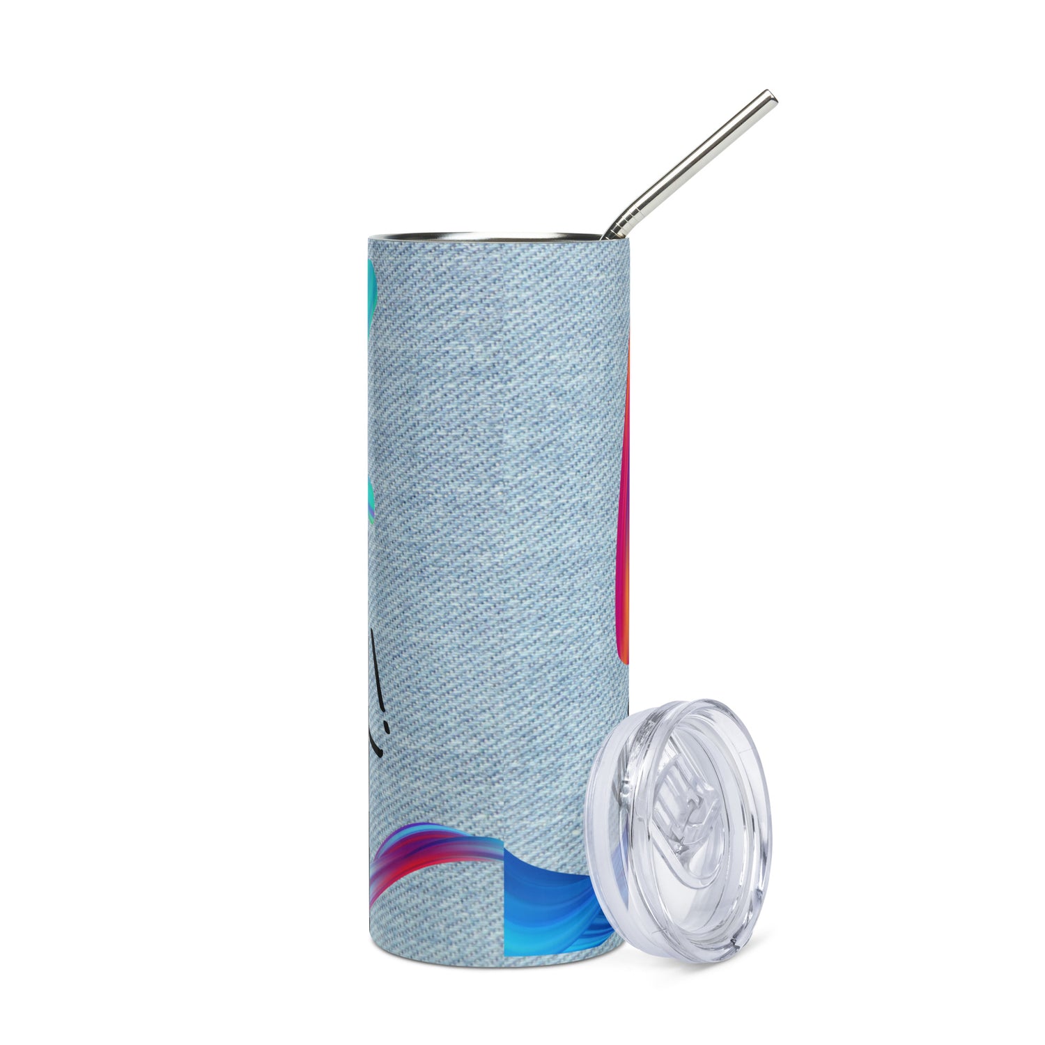 V.A. Voice Actors Rock: Reusable Stainless Steel Water Tumbler w/Straw