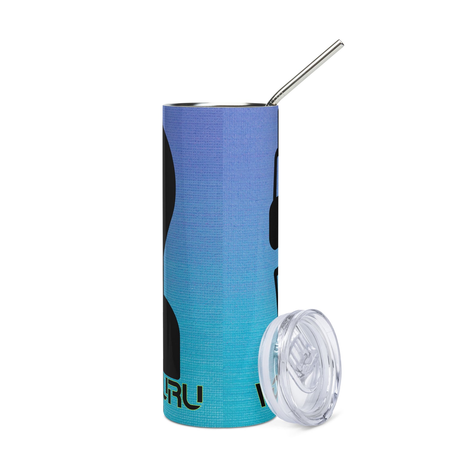 Voice Over Guru: Reusable Stainless Steel Water Tumbler w/Straw