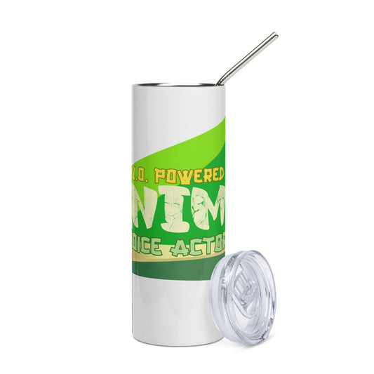 Anime Voice Over: Reusable Stainless Steel Water Tumbler w/Straw