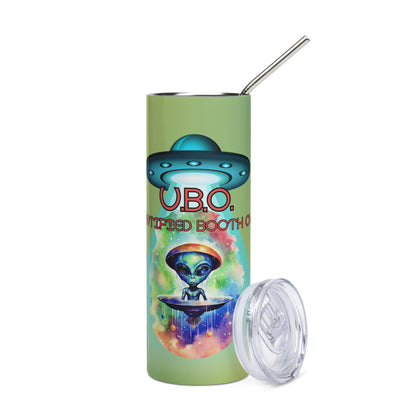 U.B.O. Unidentified Booth Overlord: Groovy: Reusable Stainless Steel Water Tumbler w/Straw