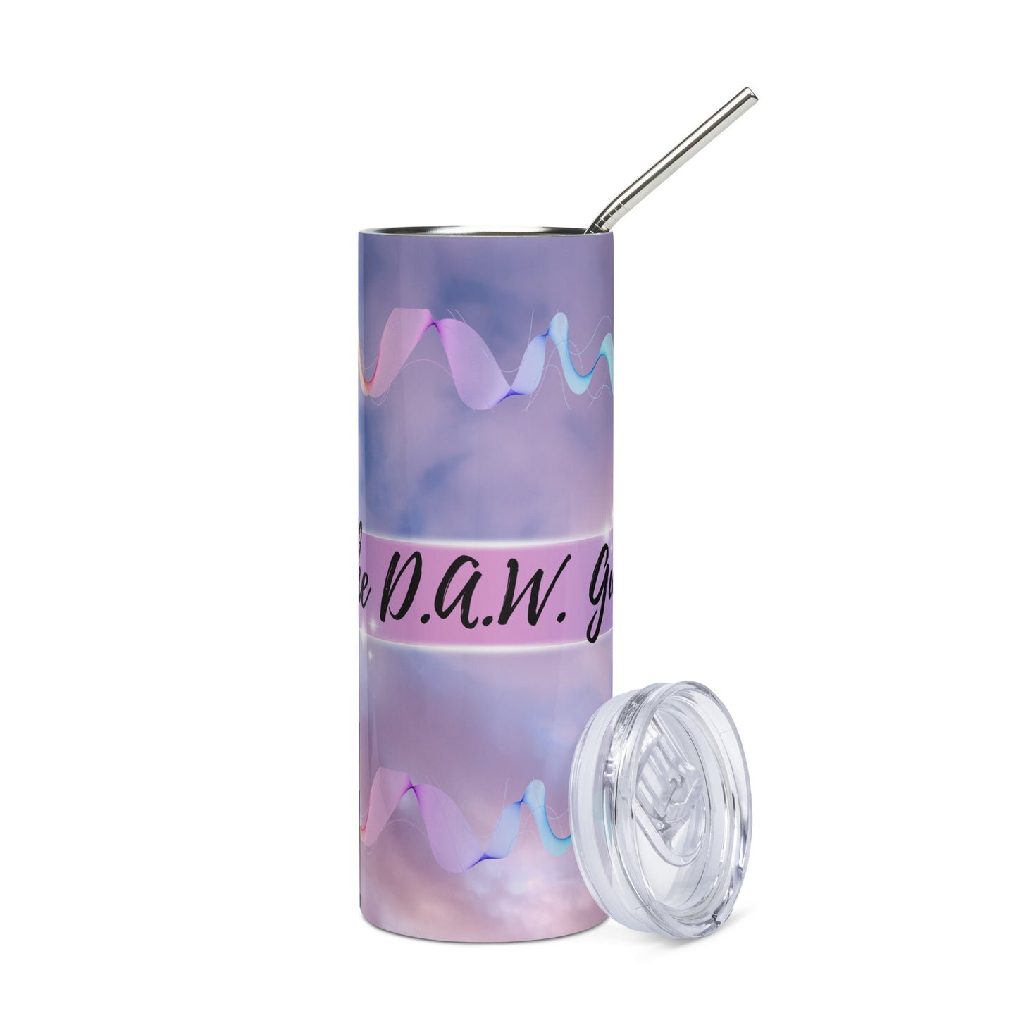 D.A.W. Guru Audio Editor: Voice Over: Reusable Stainless Steel Water Tumbler w/Straw