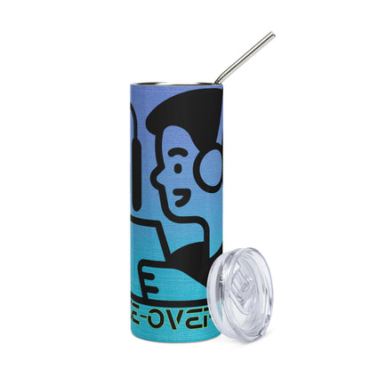 Voice Over Guru: Reusable Stainless Steel Water Tumbler w/Straw