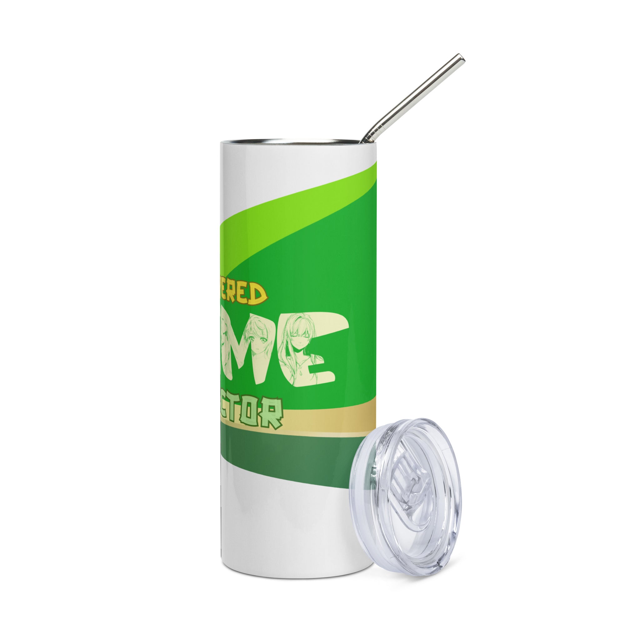 Anime Voice Over: Reusable Stainless Steel Water Tumbler w/Straw