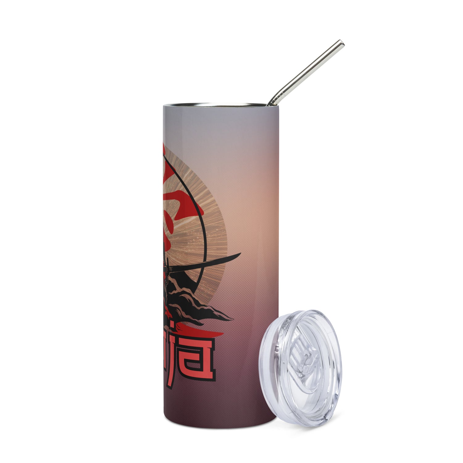 Ninja Power Voice Over: Reusable Stainless Steel Water Tumbler w/Straw