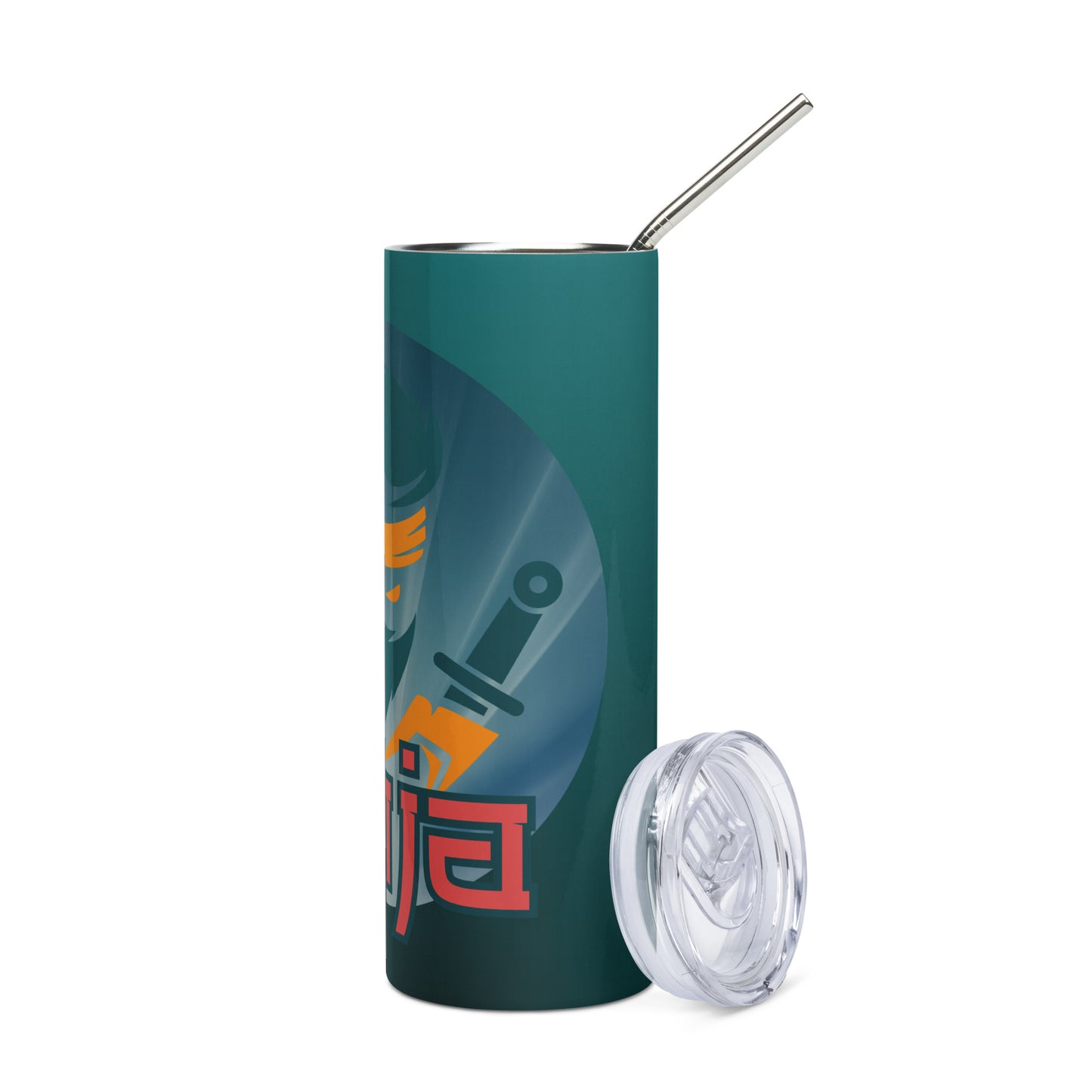 Ninja Power Voice Over: Reusable Stainless Steel Water Tumbler w/Straw