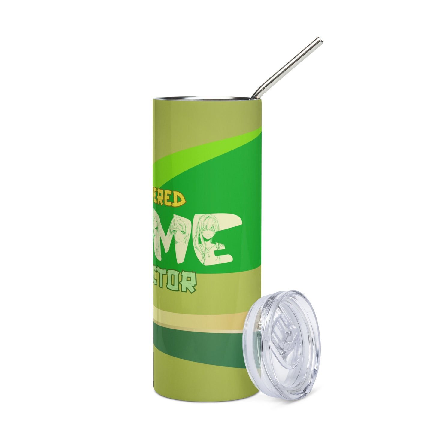 Anime Voice Over: Reusable Stainless Steel Water Tumbler w/Straw