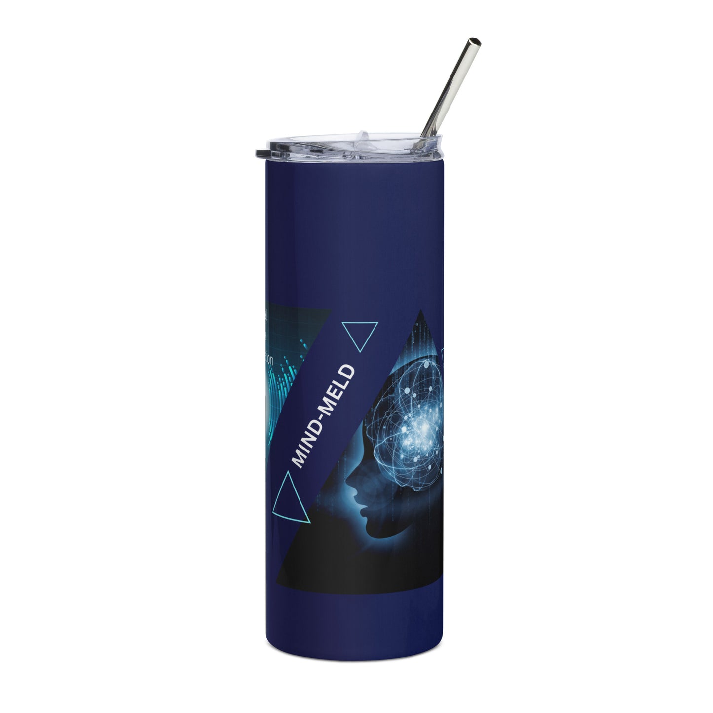 D.A.W. Audio Editor: Voice Over: Mind Meld: Reusable Stainless Steel Water Tumbler w/Straw