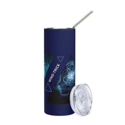 D.A.W. Audio Editor: Voice Over: Mind Trick: Reusable Stainless Steel Water Tumbler w/Straw