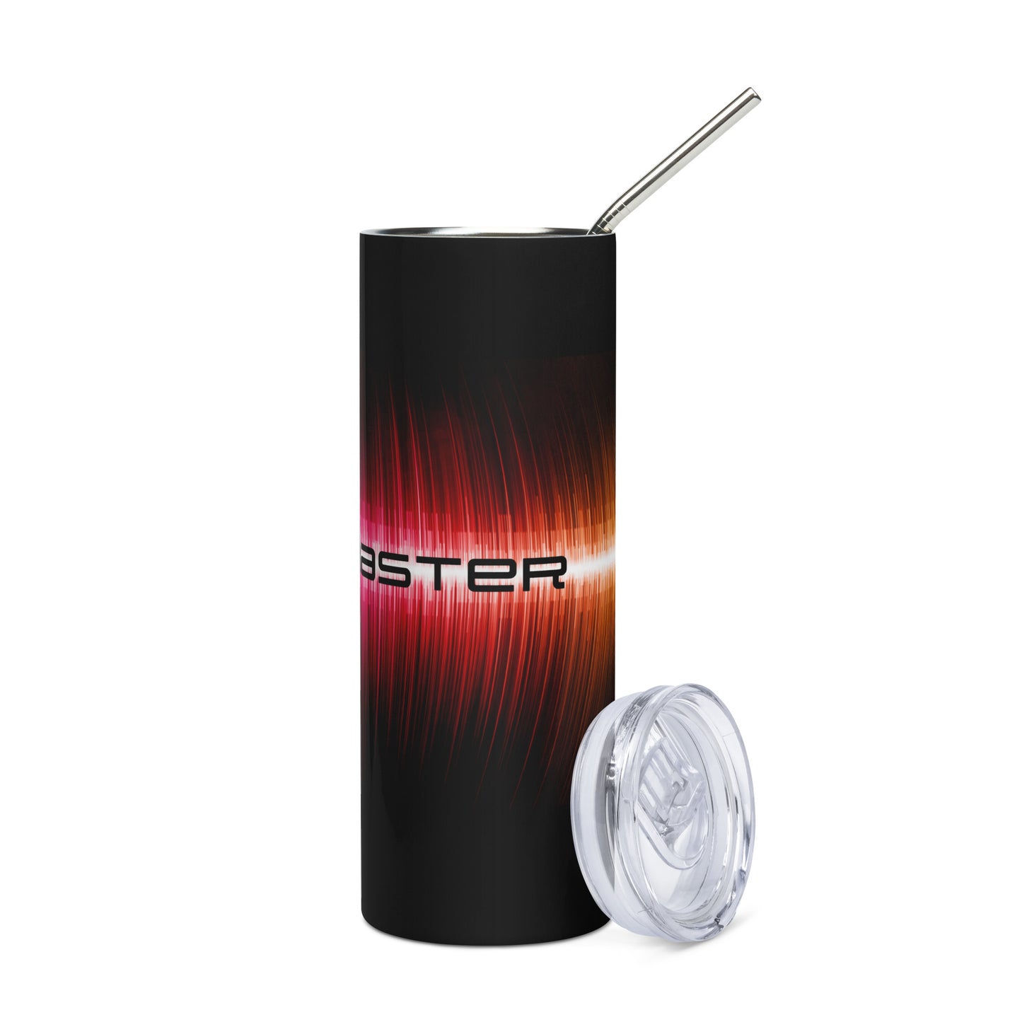 D.A.W. Master: On Fire: Audio Editor: Reusable Stainless Steel Water Tumbler w/Straw