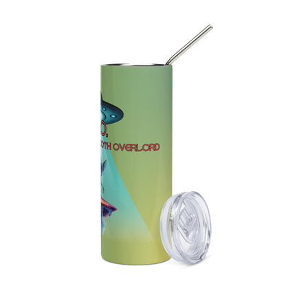 U.B.O. Unidentified Booth Overlord: Reusable Stainless Steel Water Tumbler w/Straw