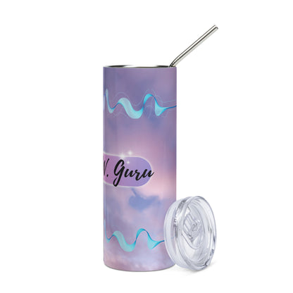 D.A.W. Guru Audio Editor: Voice Over: Reusable Stainless Steel Water Tumbler w/Straw