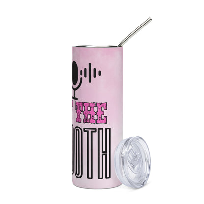 Queen of the Booth: Reusable Stainless Steel Water Tumbler w/Straw