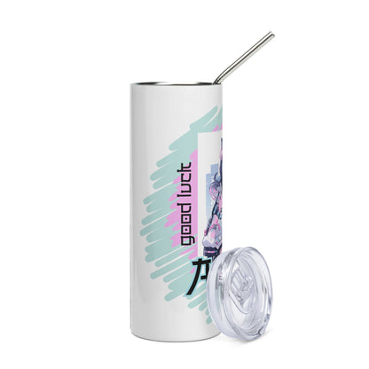 Anime Voice Over: Reusable Stainless Steel Water Tumbler w/Straw