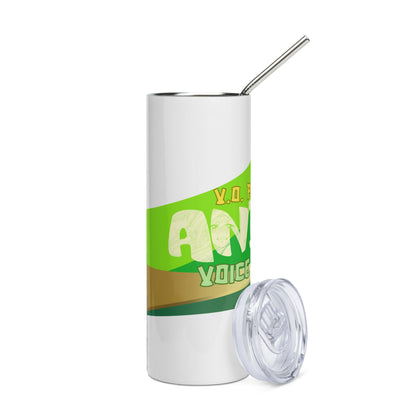 Anime Voice Over: Reusable Stainless Steel Water Tumbler w/Straw