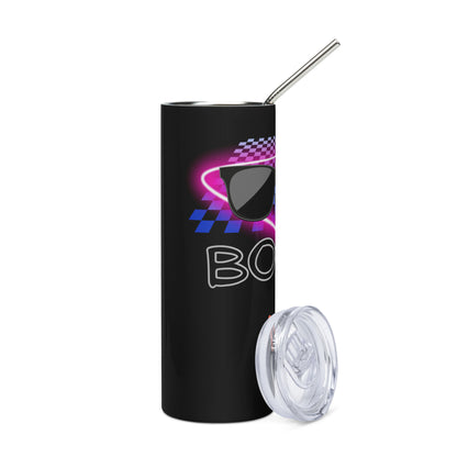 Booth Mojo Voice Over: Reusable Stainless Steel Water Tumbler w/Straw