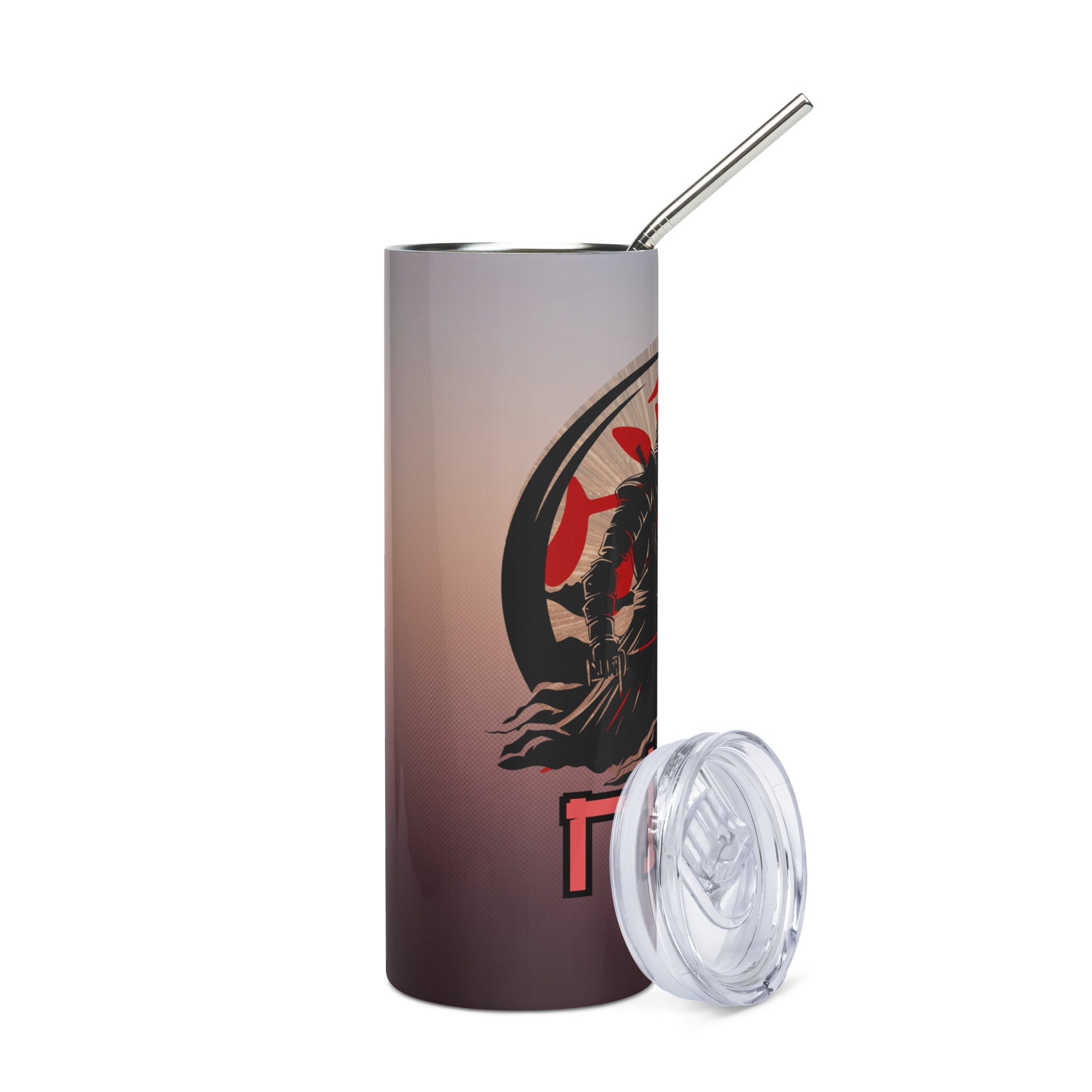 Ninja Power Voice Over: Reusable Stainless Steel Water Tumbler w/Straw