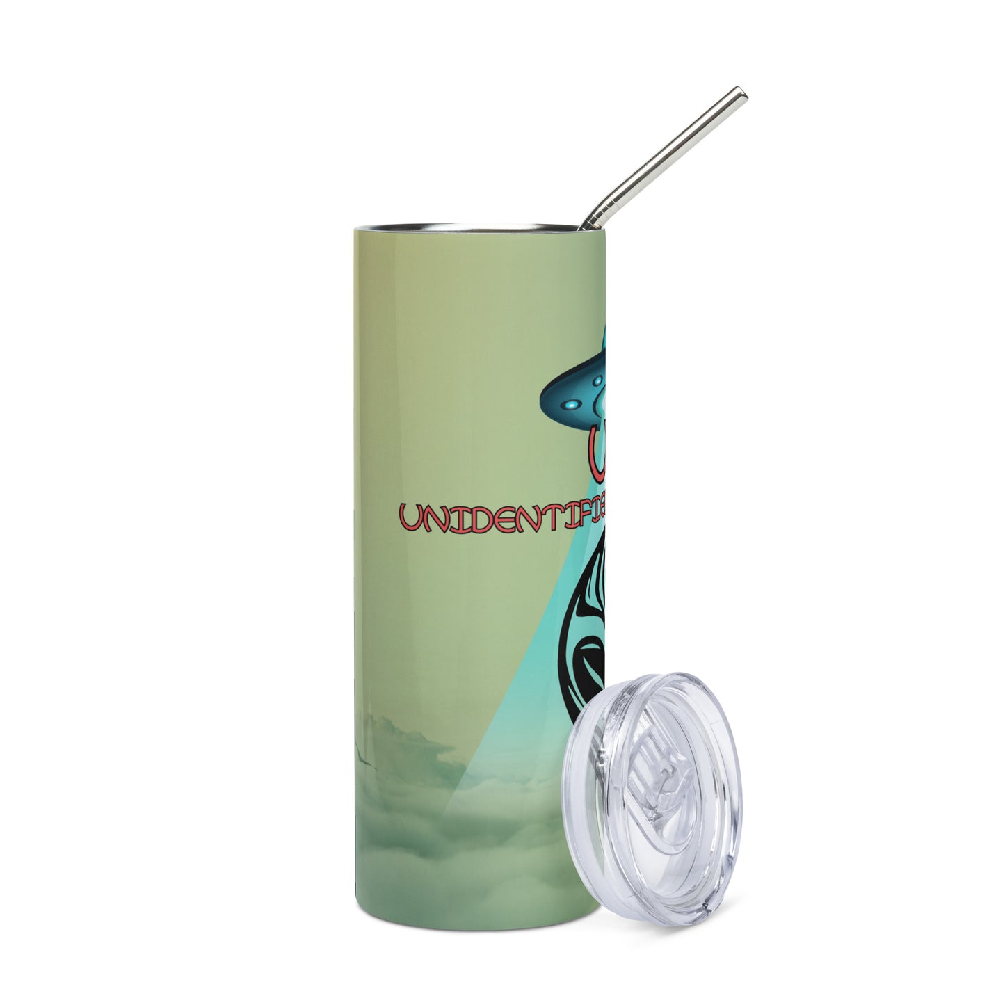 U.B.O Unidentified Booth Overlord: Alien: Reusable Stainless Steel Water Tumbler w/Straw